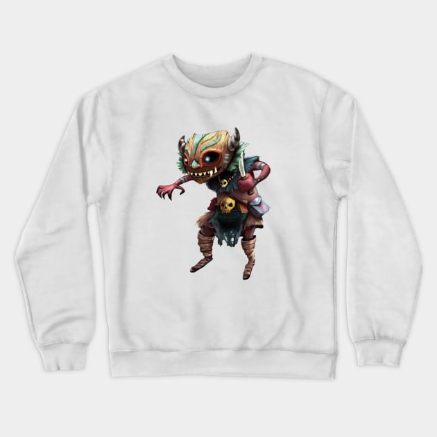 Diablo del Yare Crewneck Sweatshirt by AdrianaOrellana